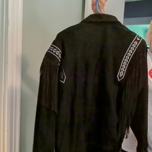 Leather  Western  Jacket - Picture 2 of 2